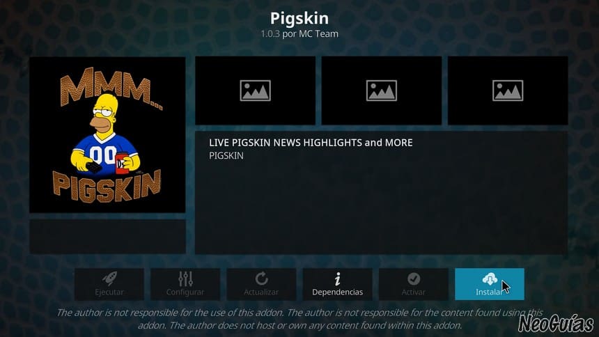 How To Install Pigskin Kodi Addon